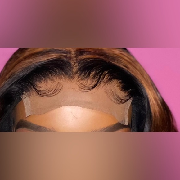 Custom highlighted closure wig - Picture 4 of 6